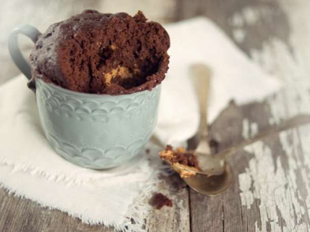 Ωμοφαγική Συνταγή: Πεντανόστιμα σοκολατένια μάφιν σε κούπα