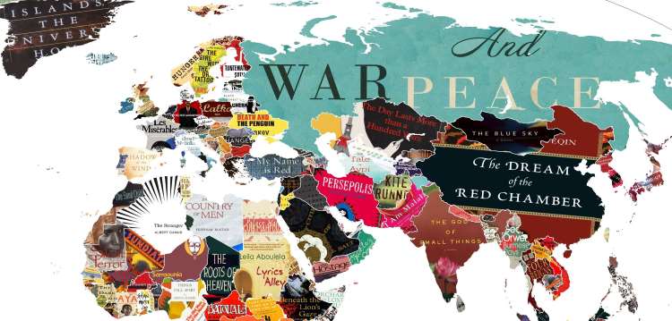"Λογοτεχνία του Κόσμου": Ο παγκόσμιος χάρτης της λογοτεχνίας!