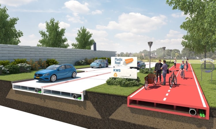 Η Ολλανδία πρόκειται να κατασκευάσει δρόμους από ανακυκλωμένο πλαστικό