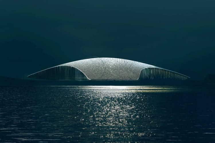 The Whale: Το νέο αρχιτεκτόνημα της Νορβηγίας στον Αρκτικό Κύκλο θα μοιάζει με αναδυόμενη φάλαινα
