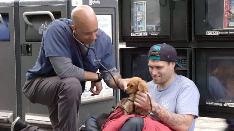 Καλιφόρνια: Κτηνίατρος εξετάζει και θεραπεύει δωρεάν τα κατοικίδια των αστέγων