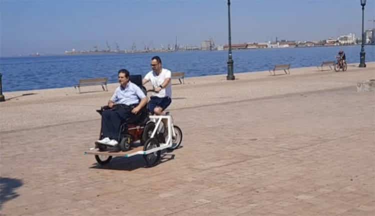 Το πρώτο πανελλαδικά κοινόχρηστο ποδήλατο για ΑμεΑ βρίσκεται στη Θεσσαλονίκη