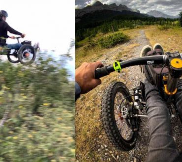 Άνδρας σχεδίασε ειδικό mountain bike που προσφέρει δυνατότητα περιπέτειας σε ανθρώπους με κινητικά προβλήματα