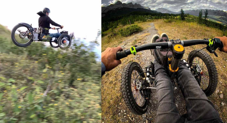 Άνδρας σχεδίασε ειδικό mountain bike που προσφέρει δυνατότητα περιπέτειας σε ανθρώπους με κινητικά προβλήματα