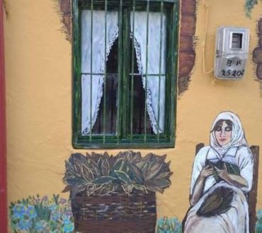 Χαλκιδική: 7 γυναίκες ζωγραφίζουν τους τοίχους παλιών σπιτιών και προσθέτουν χρώμα στο γκρίζο της εποχής