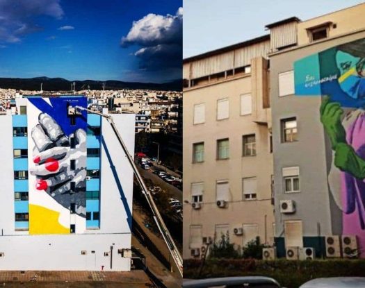 Ο καλλιτέχνης LifeinColour «ντύνει» με αισιόδοξα χρώματα και εικόνες τα νοσοκομεία της χώρας