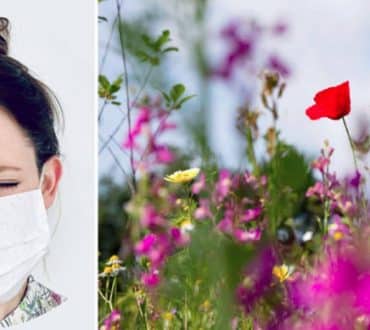 Ολλανδία: Βιοδιασπώμενες μάσκες μετατρέπονται σε λουλούδια αφού θαφτούν