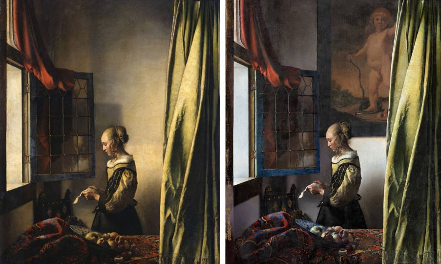 Ένας κρυμμένος «Έρωτας» αποκαλύφθηκε σε πίνακα του Vermeer μετά από εργασίες αποκατάστασης