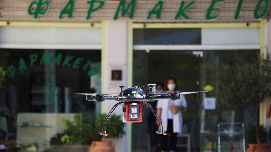 Τρίκαλα: Η πρώτη πανευρωπαϊκή μεταφορά φαρμάκων με drone σε απομακρυσμένες περιοχές (Βίντεο)