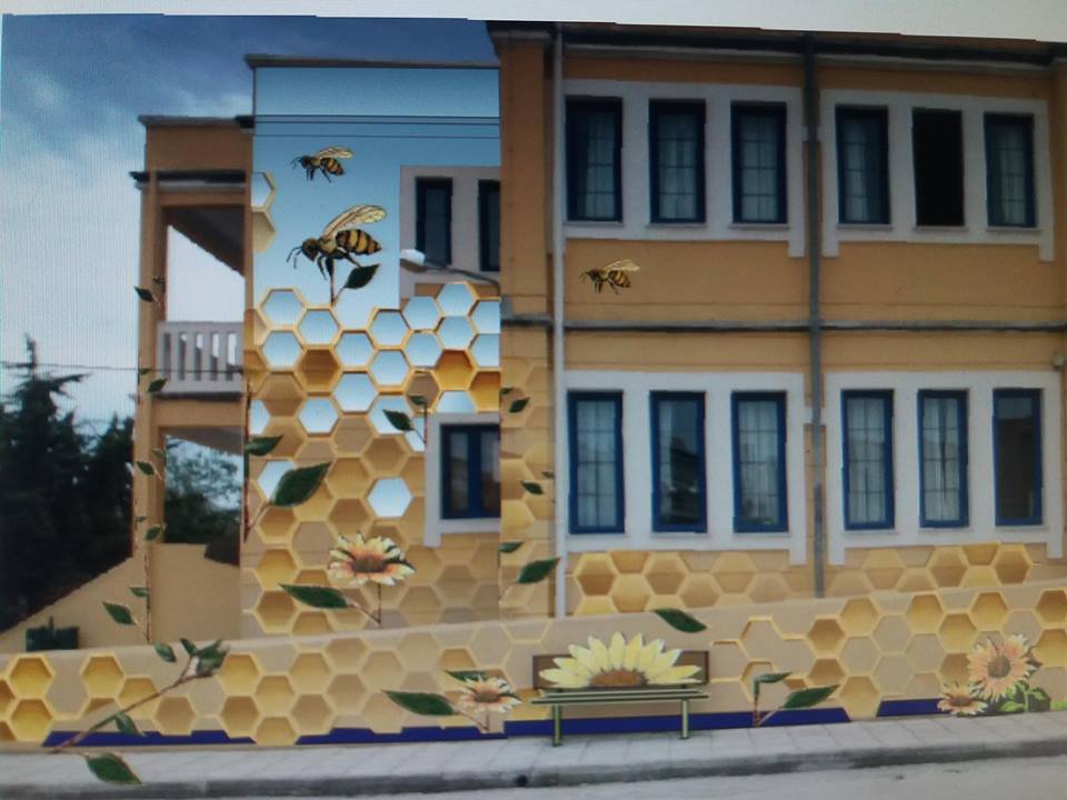 Αλεξανδρούπολη: Το 1ο Δημοτικό σχολείο μετατράπηκε σε μια όμορφη κυψέλη μέσω της τέχνης (Βίντεο)