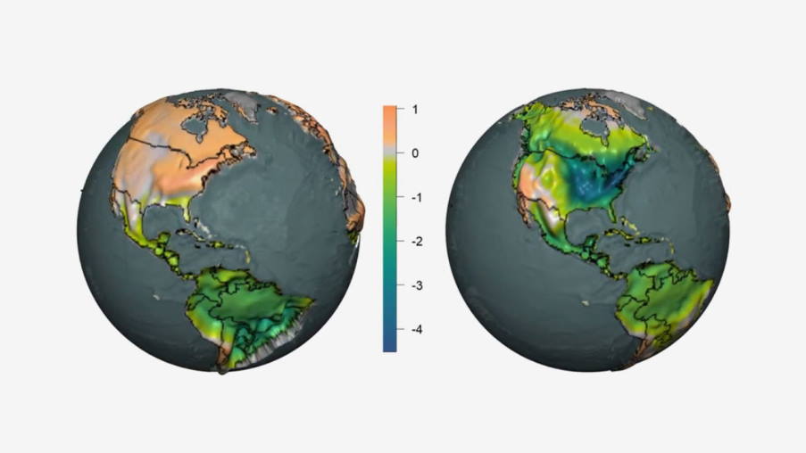 Ο "κύκλος του άνθρακα" στον πλανήτη: Μοναδικό animation δείχνει τον τρόπο που εισπνέει και εκπνέει η Γη τον άνθρακα