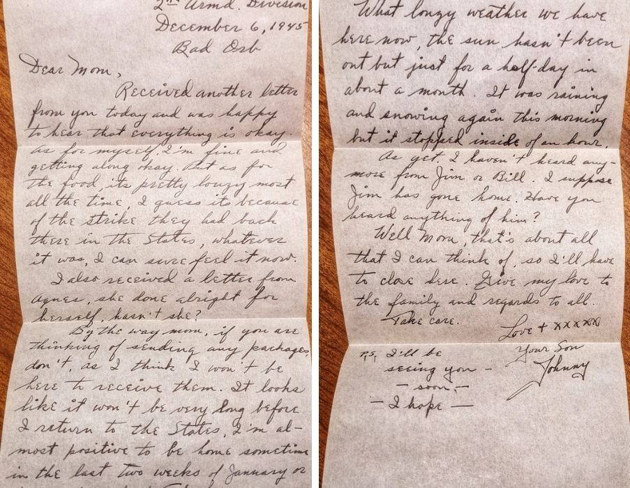 Χαμένο γράμμα από στρατιώτη του Β' Παγκοσμίου Πολέμου φτάνει στον προορισμό του μετά από 76 χρόνια