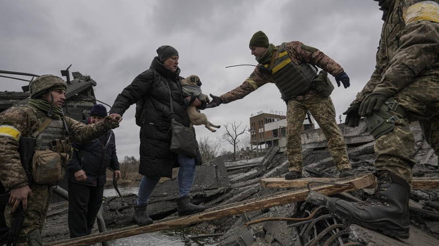 Ουκρανία: Οργανισμός φιλοξενεί κατοικίδια που εγκαταλείφθηκαν στο χάος του πολέμου
