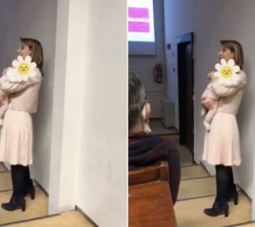ΑΠΘ: Λέκτορας έκανε μάθημα κρατώντας το μωρό φοιτήτριας στην αγκαλιά της (Βίντεο)