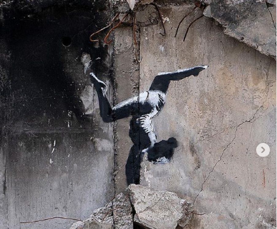 Ο Banksy στέλνει αντιπολεμικό μήνυμα από την Ουκρανία!