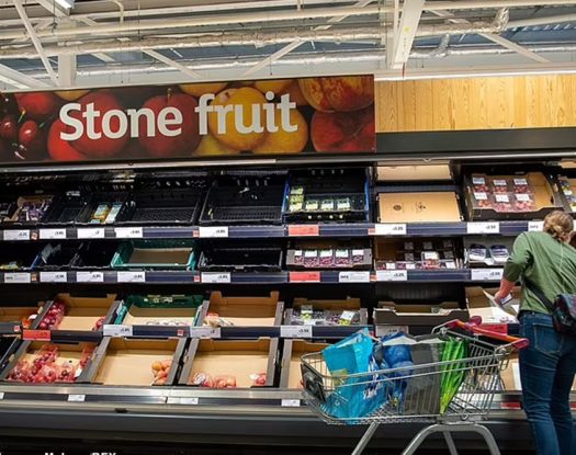 Βρετανία: Άδεια ράφια από λαχανικά και φρούτα μετά τη διακοπή της συγκομιδής καλλιεργειών σε Ευρώπη και Αφρική