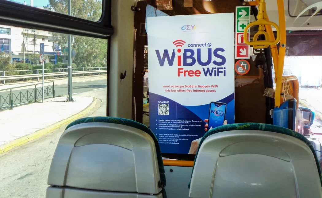 Ελεύθερη πρόσβαση σε δίκτυο Wi-Fi θα μπορούν να έχουν οι επιβάτες αστικών λεωφορείων στην Αθήνα