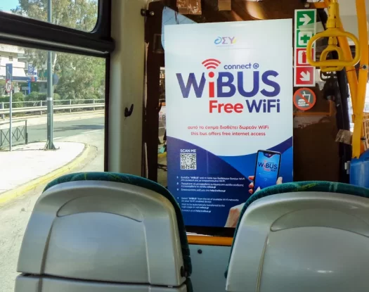Ελεύθερη πρόσβαση σε δίκτυο Wi-Fi θα μπορούν να έχουν οι επιβάτες αστικών λεωφορείων στην Αθήνα