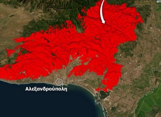 Φωτιά στον Έβρο: Πάνω από 800.000 στρέμματα έχουν καεί | Συγκλονιστική δορυφορική λήψη
