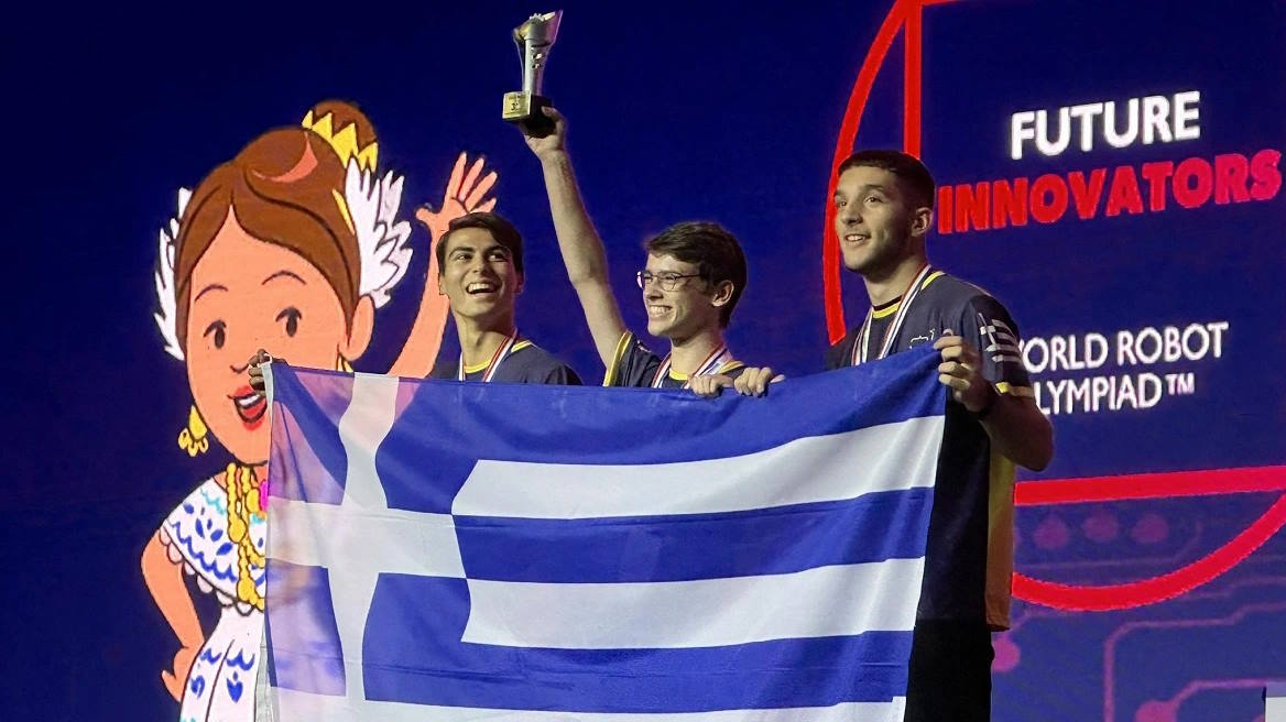 1η θέση στην Ευρώπη η ελληνική αποστολή στην Ολυμπιάδα ρομποτικής!