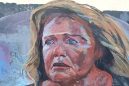 Μαρία Καβογιάννη: Συγκλονιστικό γκράφιτι με το πρόσωπό της στέλνει μήνυμα κατά της κακοποίησης των γυναικών