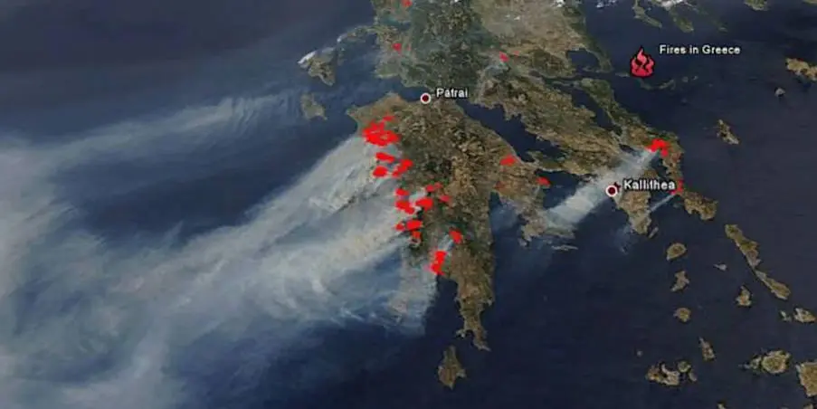 Χάρτες της Google ειδοποιούν για τις πυρκαγιές στην Ελλάδα - Πού υπάρχει φωτιά, και πώς την αποφεύγουμε