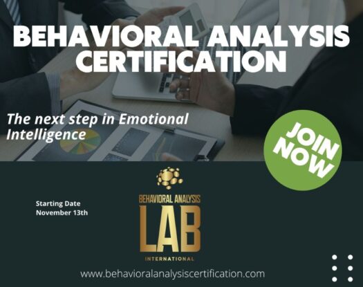 Behavioral Analysis Certificate program: Γίνε πιστοποιημένος ειδικός στην κατανόηση και ερμηνεία της ανθρώπινης συμπεριφοράς