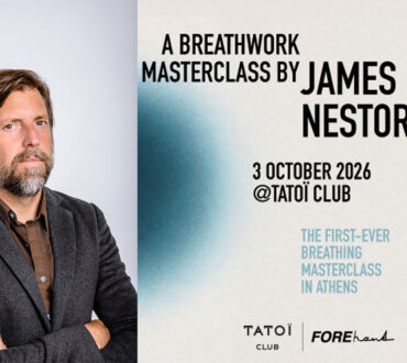 Ο James Nestor στην Αθήνα για ένα αποκλειστικό Breathwork Masterclass